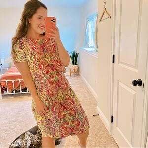 See by Chloe Yellow Pink Kaleidoscope Mini Dress 8